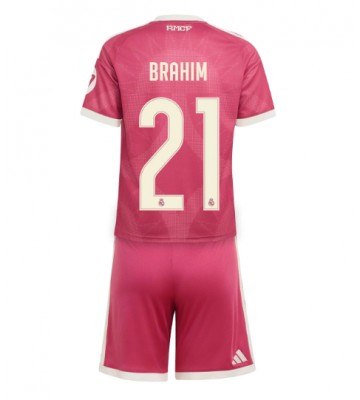 Real Madrid Brahim Diaz #21 Tredjeställ Barn 2026-27 Kortärmad (+ Korta byxor)